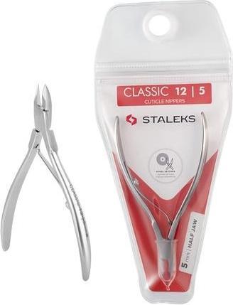 Produktbild Staleks Classic Cuticle Nippers 1/2 Jaw 0.2 Inch (5mm) NC-12-5 Silver