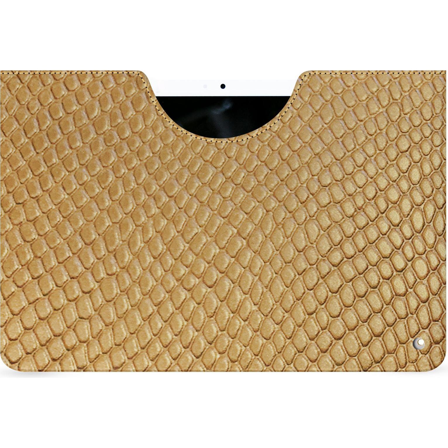 Noreve Lederschutzhülle (Google Pixel Tablet), Tablet Hülle, Beige