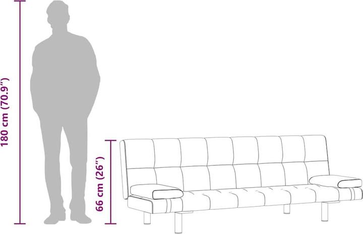 Produktbild vidaXL Schlafsofa