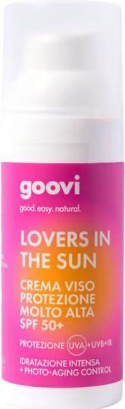 Actual product image Goovi LOVERS IN THE SUN Face sun cream with very high protection factor SPF50+ Disp 50 ml (Sun cream face, SPF 50+, 50 ml)