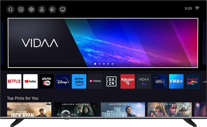 Produktbild JVC Fernseher 65 Zoll Smart TV VIDAA LT-65VD3555 4K Fernseher UHD, HDR Dolby Vision und Triple-Tuner (65", LED, 4K, 2025)