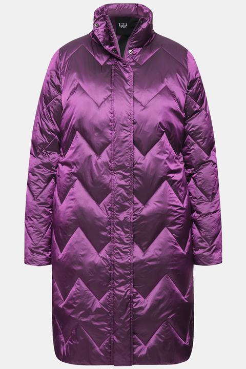 Actual product image Ulla Popken Quilted Two-Tone Coat