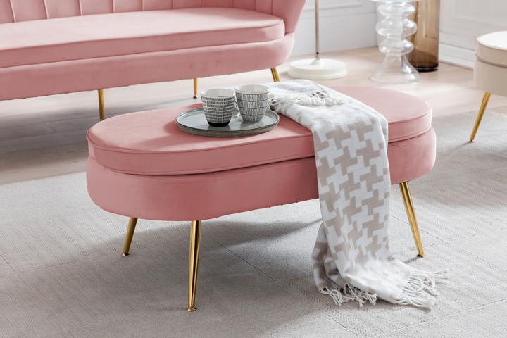 Actual product image SalesFever Seat pouf oval rose