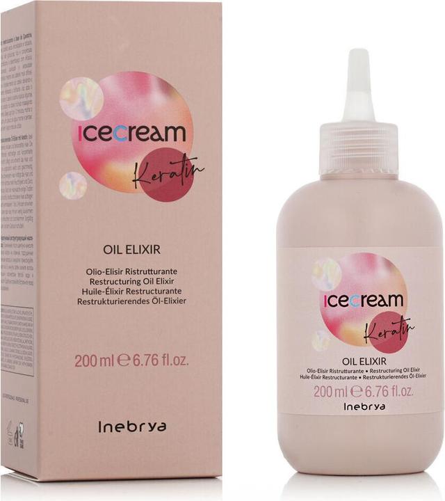 Produktbild Inebrya Ice Cream Keratin Oil Elixir - Keratin-based Reconstructive Oil Serum - 200ml (200 ml)