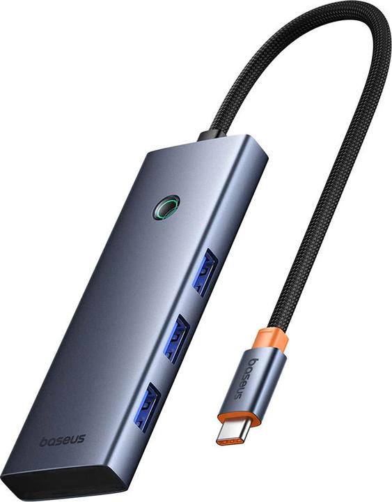 Immagine prodotto Baseus Hub 7in1 UltraJoy, USB-C - HDMI, 3xUSB 3.0, PD, SD/TF (grigio) (USB-C, 7 Porti)