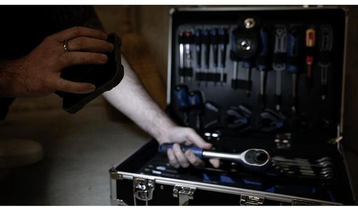 Actual product image Steffen Battery-powered spotlight (2200 lm)