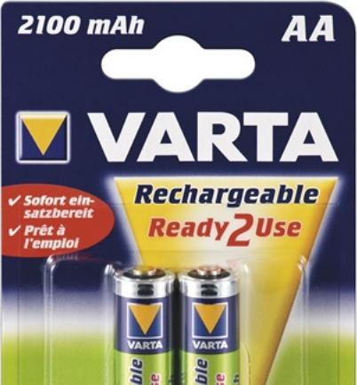 Actual product image Varta Recharge Accu Power (2 pcs., AA, 2100 mAh)