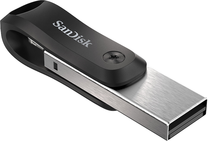 Produktbild SanDisk iXpand Go (128 GB, USB-A, Lightning)