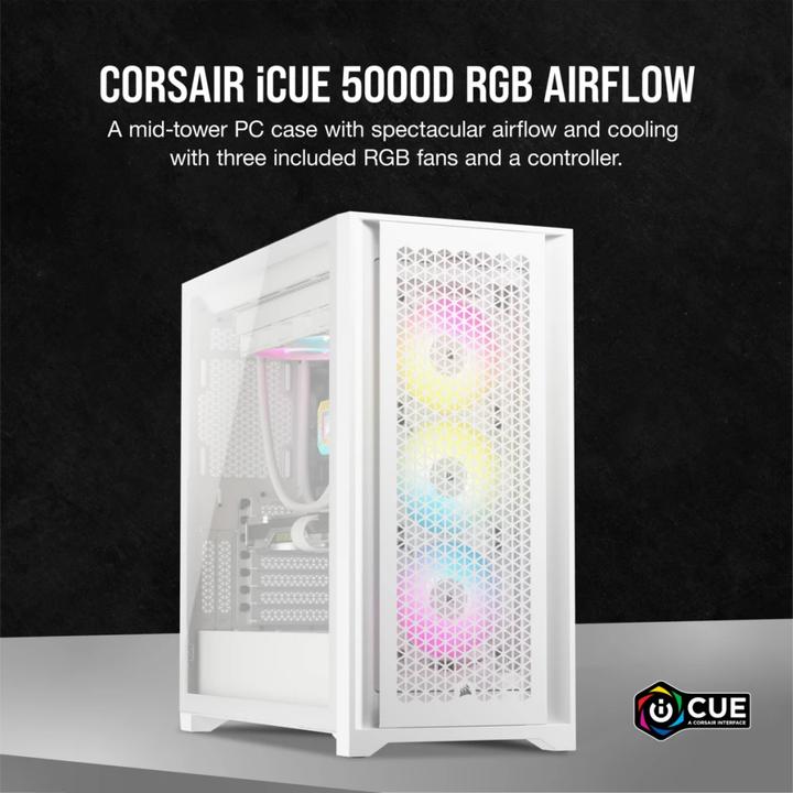Produktbild Corsair iCUE 5000D RGB Airflow (ATX, mATX, Mini-ITX)