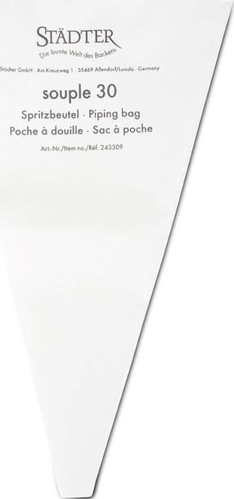 Immagine prodotto Städter Sacchetto per piping riutilizzabile Profi, 30cm (Borsa a tracolla, 450 ml)