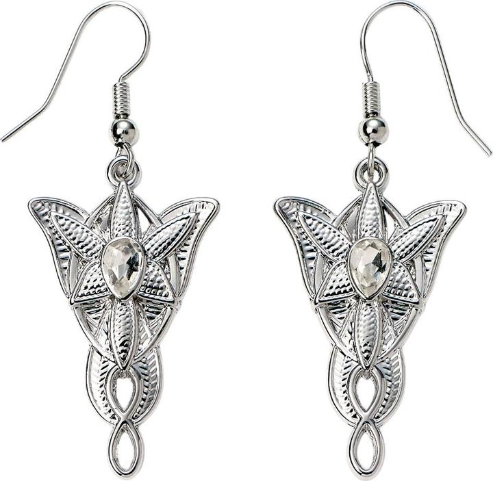 Immagine prodotto Lord of the rings Evenstar Verniciato d'Argento Orecchini Pendenti (100% materiale sintetico)