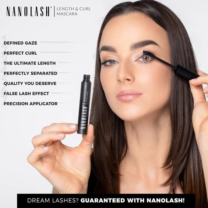 Immagine prodotto NoName Length & Curl Mascara 10ml - Mascara allungante e arricciante per una lunghezza e un'arricciatura (Nero)