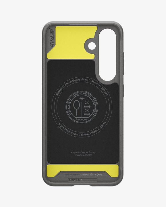 Produktbild Spigen Rugged Armor Mag MagSafe Hülle für Samsung Galaxy S25 – grau (Samsung Galaxy S25)