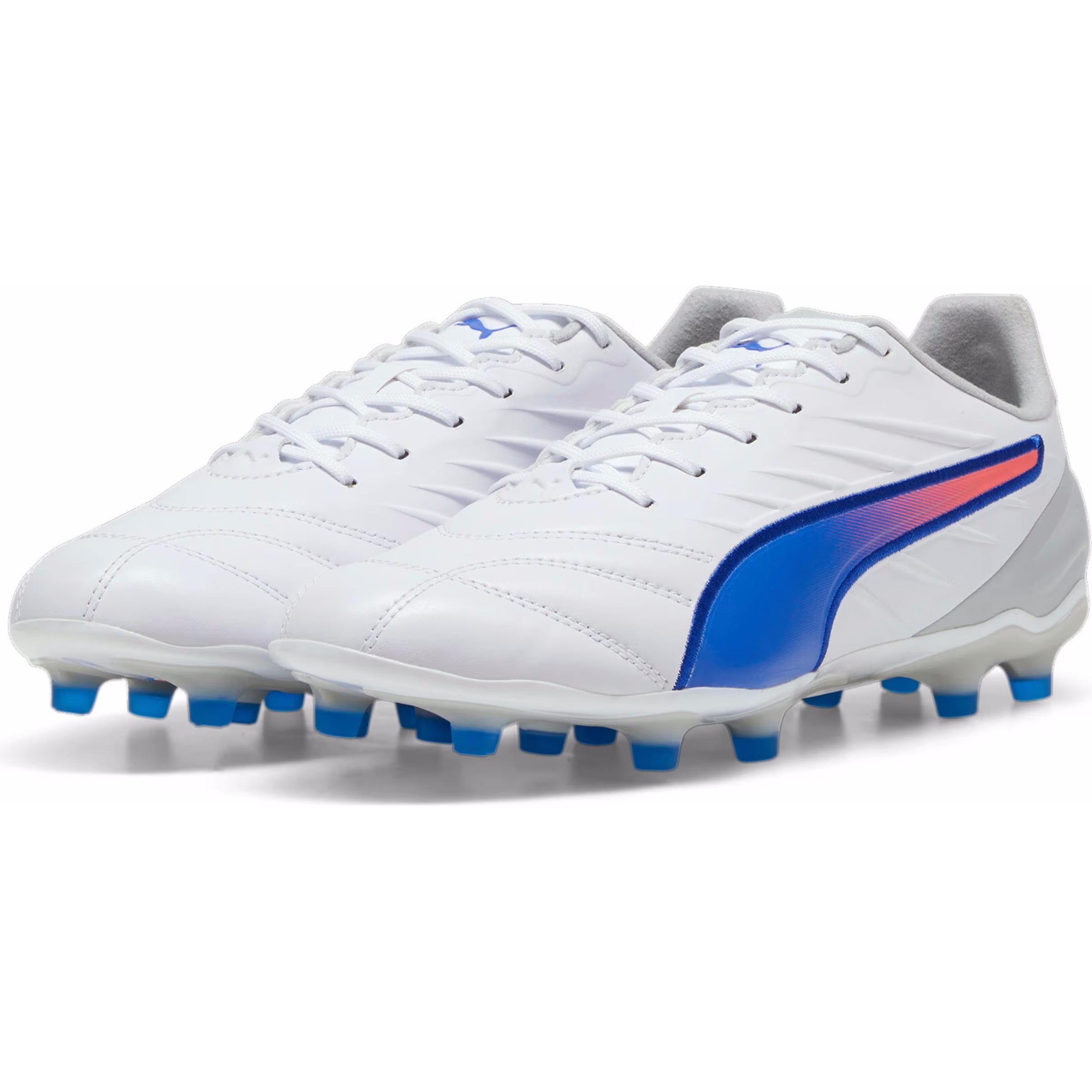 Puma, Unisex, Fussballschuhe, King Pro Fg/Ag (42), Weiss