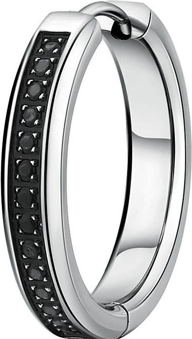 Produktbild Brosway Steel single earring with zircons Ink BIK120