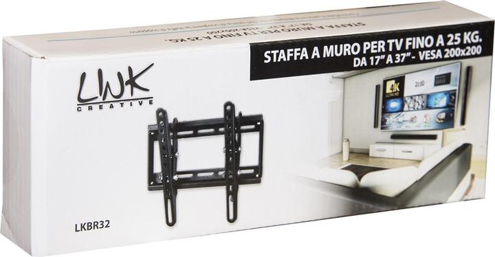 Produktbild STAFFA TV/MONITOR 17"/37" VESA BK MAX40KG/200*200/ REGOLAZIONE (Wand, 37", 25 kg)