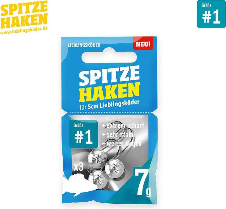 Produktbild Lieblingsköder Spitze Haken Jigkopf