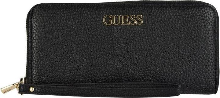 Guess Amara, Textile Wallet, 4G Logo, SWSG6995460, Black, For Women