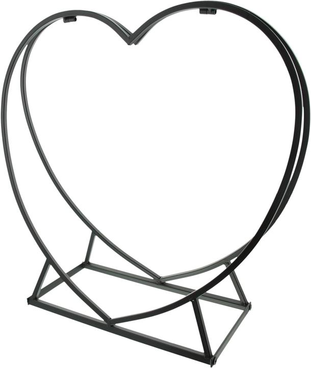 Immagine prodotto Frank Flechtwaren Porta legna da ardere a forma di cuore