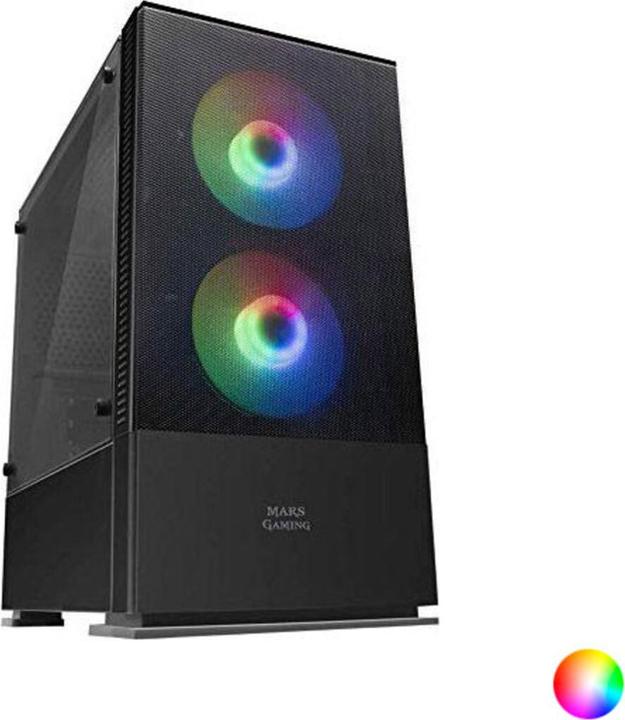 Actual product image Mars Gaming Boitier Mini Tour Micro Atx Mcz RGB Avec Panneau Vitré (Rose) (mATX, Mini-ITX)