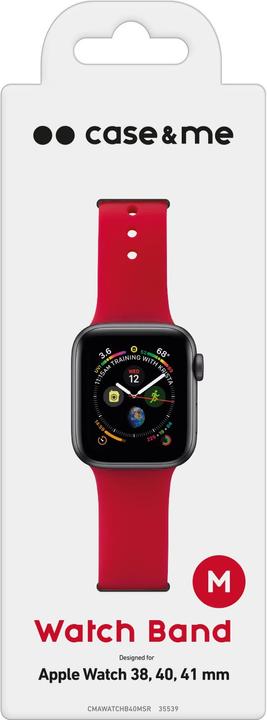 Produktbild Caseme Armband Grösse M für Apple Watch 38/40/41mm (38 mm, 40 mm, 41 mm, Silikon)