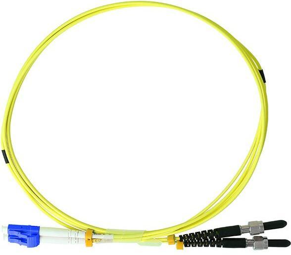 Actual product image BlueOptics Duplex fibre optic patch cable LC/PC-FSMA/PC Singlemode 7.5 metres (7.50 m)
