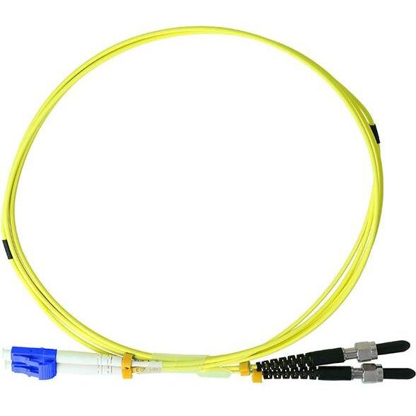 BlueOptics Cavo patch in fibra ottica duplex LC/PC-FSMA/PC monomodale 20 metri (20 m), Cavo di rete