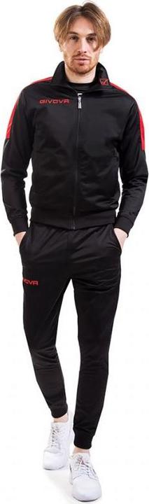 Actual product image Givova Tuta Revolution tracksuit black-red TR033 1012 L (L)