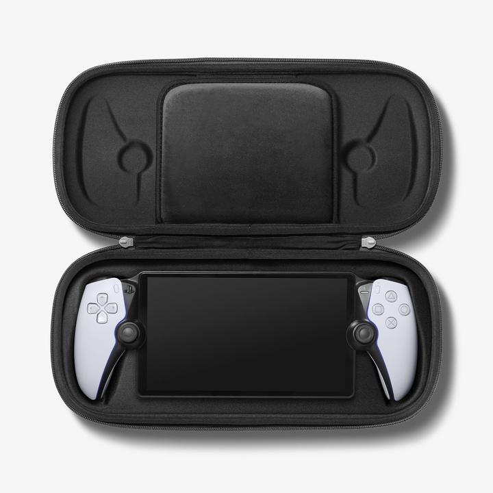 Actual product image Spigen - Klasden Pouch - Sony Playstation Portal Remote, for Accessories - Charcoal Grey