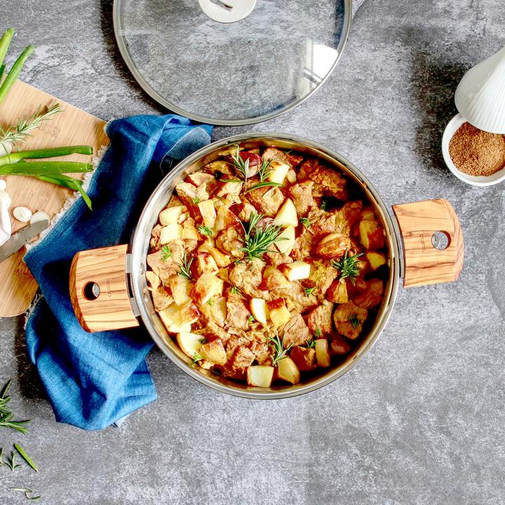 Actual product image Cristel Pans and pot handle Casteline olive wood (8 cm, Wood)