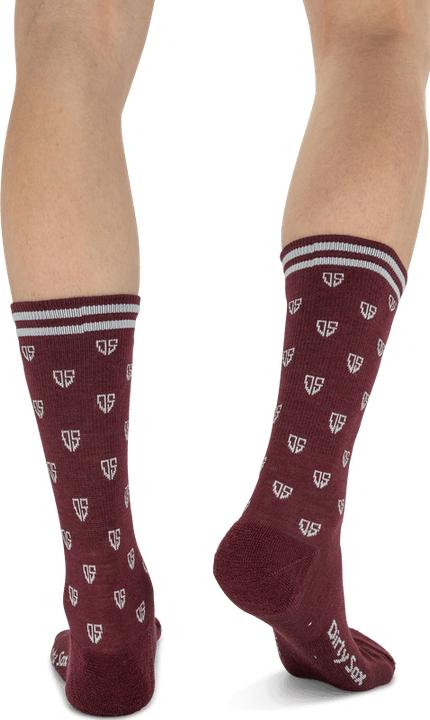 Actual product image Dirtysox All Mountain Merino Socks - Heath Red - 20cm (44 - 47)
