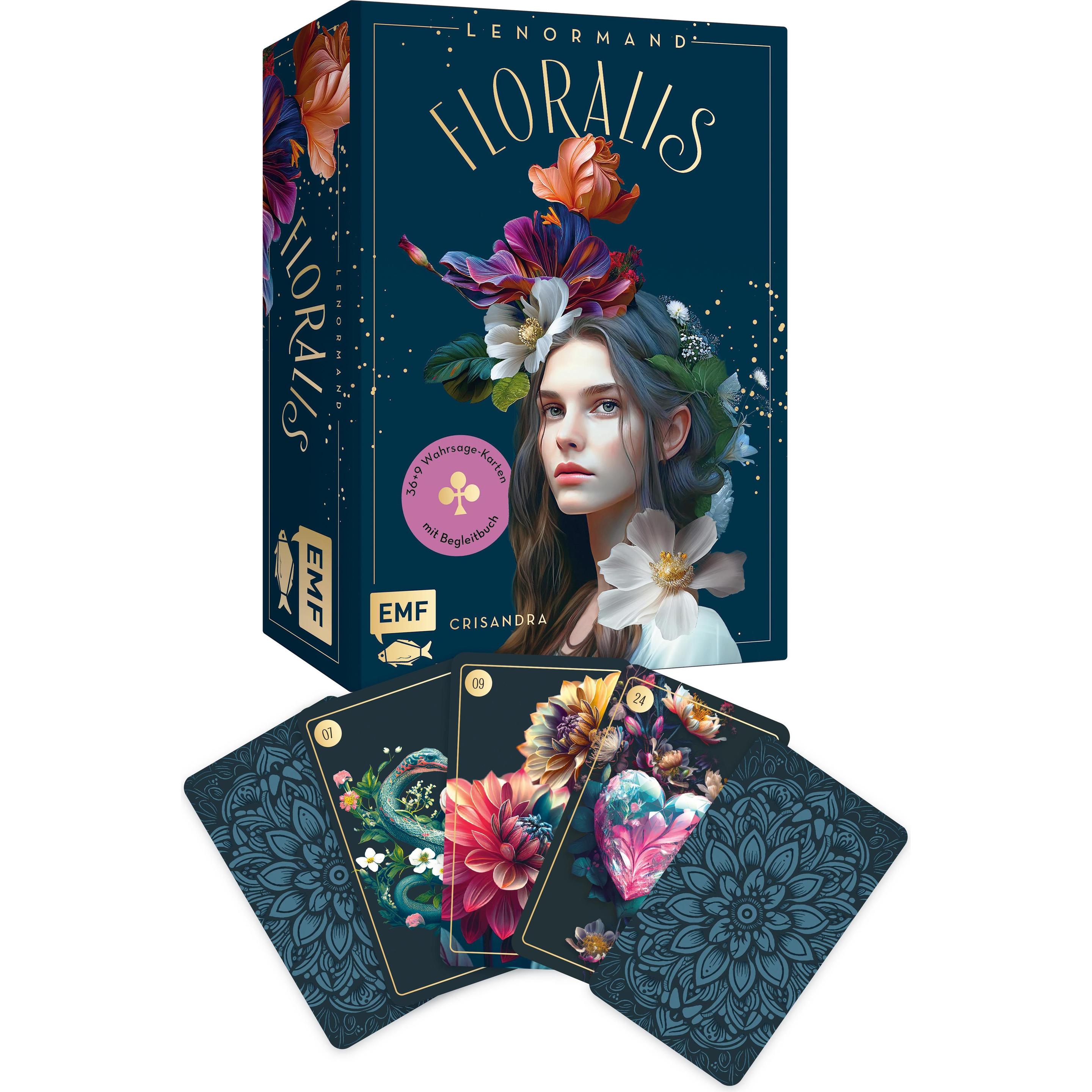 Lenormand-Kartenset: Floralis, Ratgeber von CRISANDRA