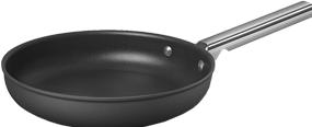 Actual product image Smeg CKFF2601BLM Frying pan Ø 26 cm, black (Frying pan, Aluminium, Stainless steel, 26 x 8.70 cm)