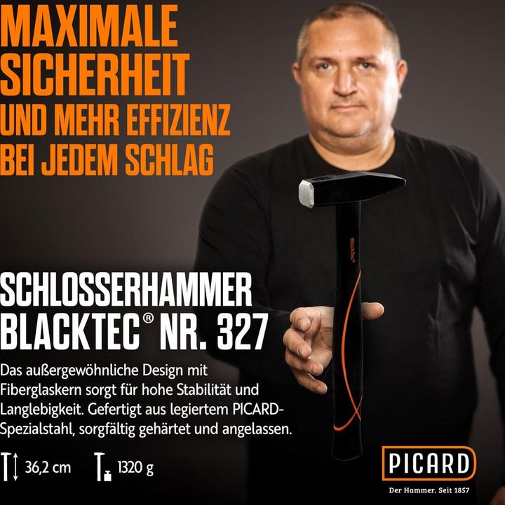 Immagine prodotto Picard Martello da carpentiere 1000g forma tedesca DIN 1041 (1000 g)