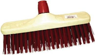 Essef Zuhause,Industrie Besen Creme, Rot 31 (B) x 31 (H) cm 106001 (1 Stk.)