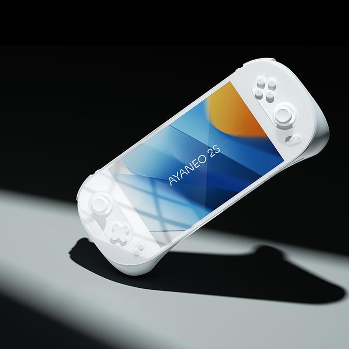 Immagine prodotto Ayaneo 2S Handheld Konsole – 32 GB LPDDR5X, 2 TB SSD, Sky White