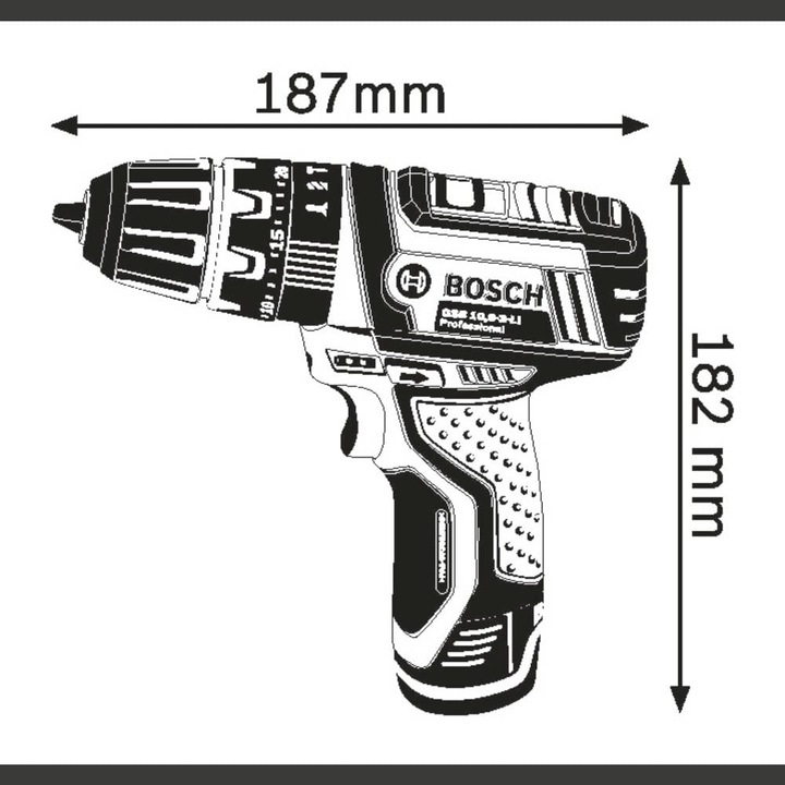 Produktbild Bosch Professional GSB 12V-15 (Akkubetrieb)