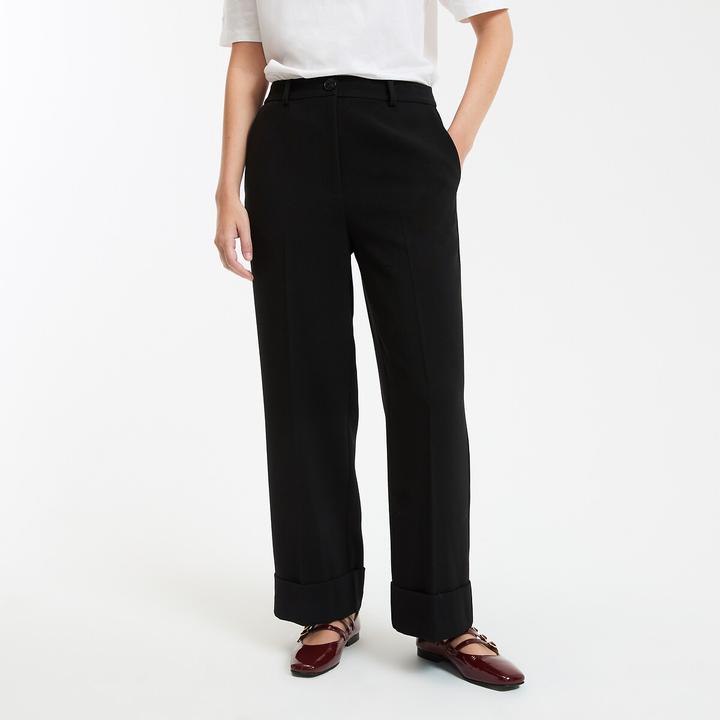 Actual product image La Redoute Collections Gerade geschnittene Hose mit hoher Taille (40)