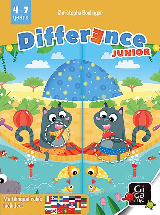 Produktbild Gigamic Difference Junior (Deutsch, Englisch, Französisch, Italienisch, 2 - 6 Spieler)
