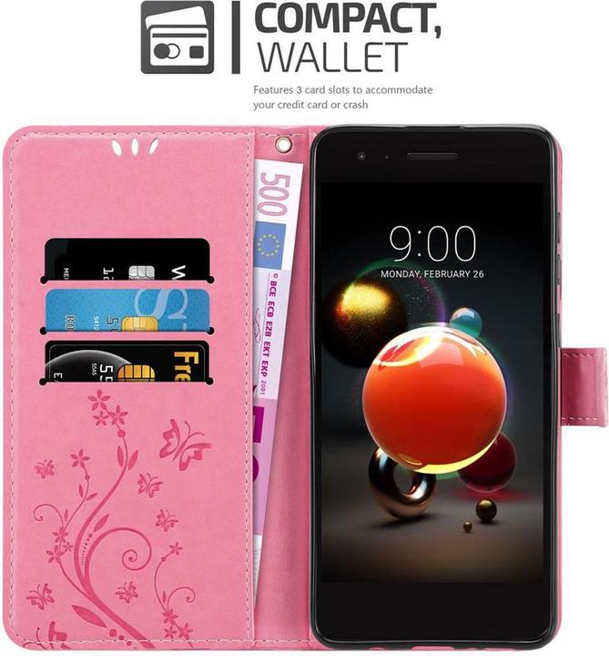 Immagine prodotto Cadorabo Copertina del libro di fiori (Huawei Y9 (2018), LG K8 2018)