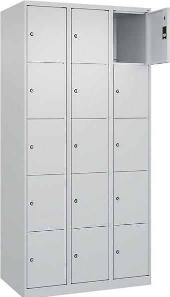 Produktbild C+P Fächerschrank 3Abteil je5Fä h.grau
