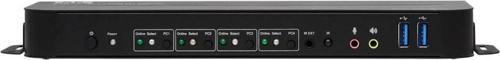 Immagine prodotto Eaton Switch KVM a 4 porte DisplayPort/USB 4K 60Hz HDR HDCP 2.2 IR DP 1.4 Condivisione USB