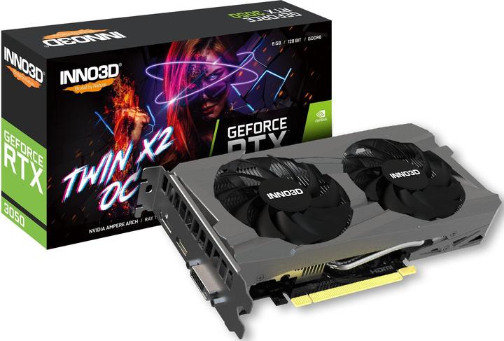 Image du produit Inno3D vga rtx3050 8gb twin 2x oc (8 Go)