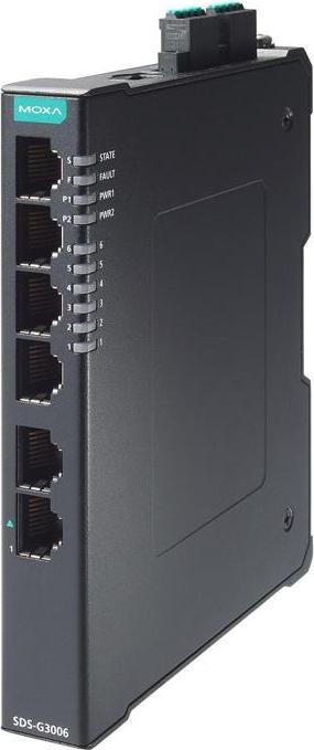 Image du produit Moxa Kompakter industrieller Full-Gigabit-Smart-Ethernet-Switch mit 6 101001000BaseT(X) p (6 ports)
