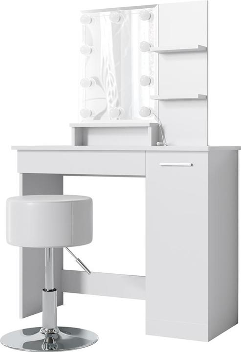 Produktbild Vicco Julia mit Hocker und Beleuchtung (90 x 38 x 138 cm)