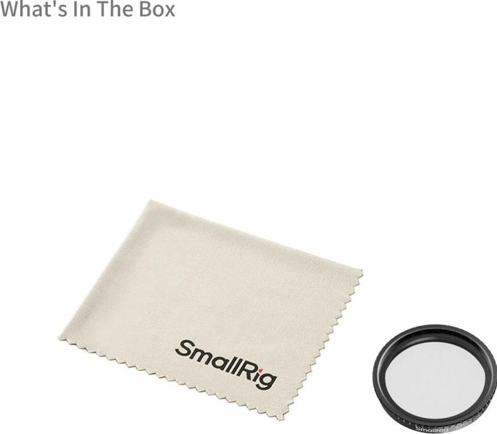 Actual product image SmallRig 5839 Attachable Star Cross Filter (6 Points) for DJI Osmo Action 5 Pro / 4