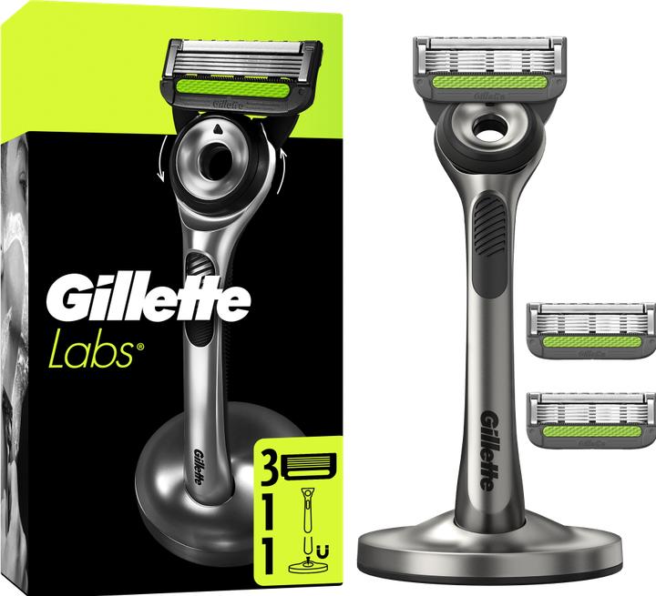 Actual product image Gillette Labs Shaving System with Holder and Refill Blades