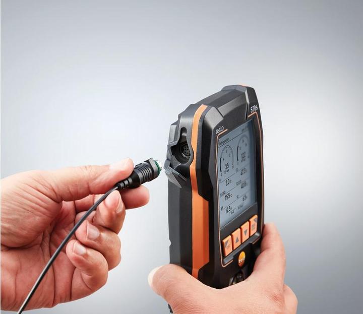 Image du produit Testo 570s - Aide à l'installation numérique avec bloc de vannes à 4 voies, Bluetooth et analyse