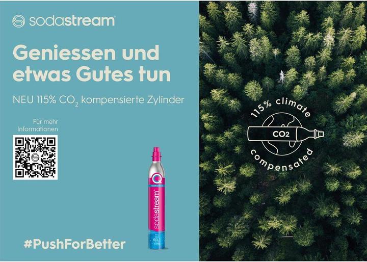 Actual product image SodaStream CQC CO2 cylinder