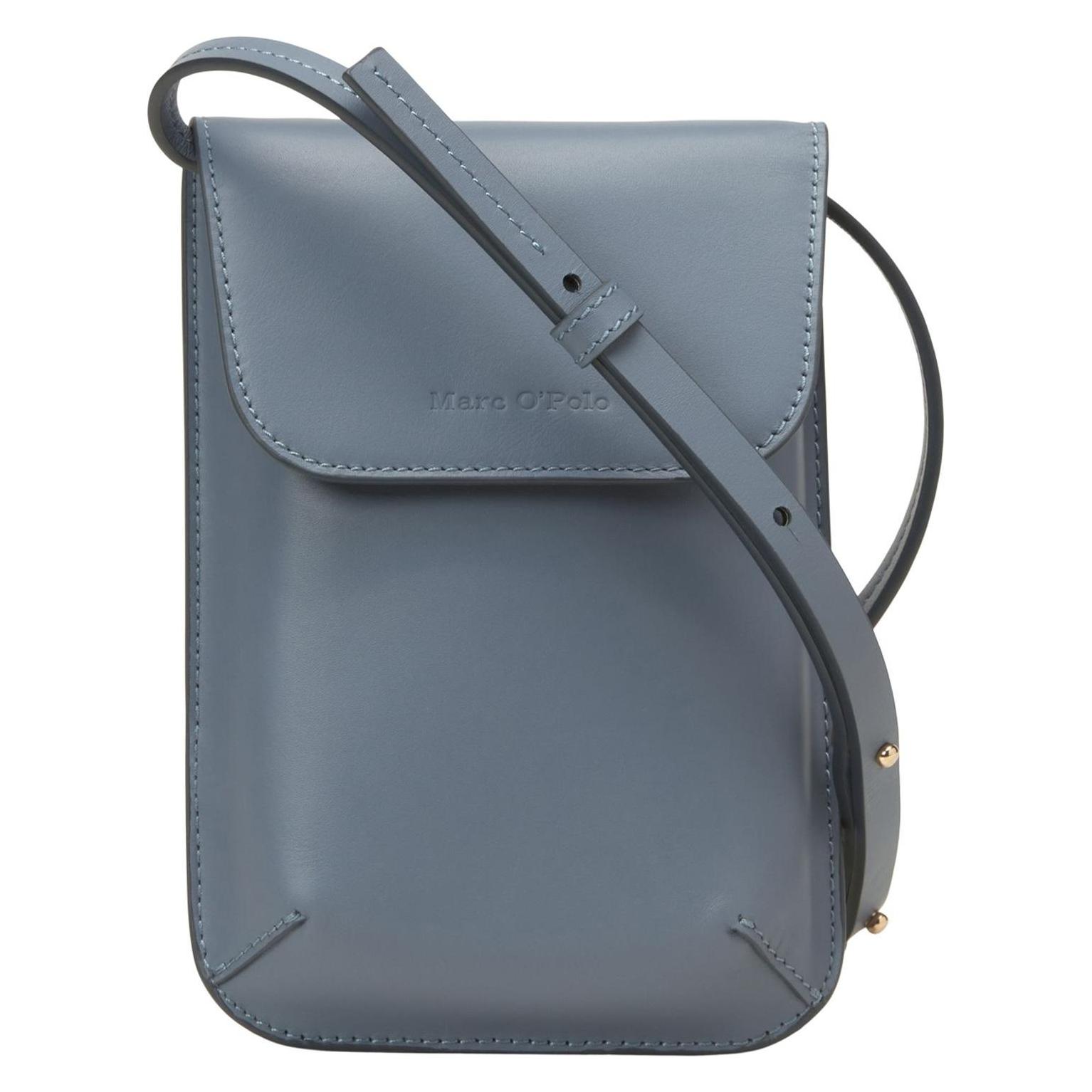 Marc O'Polo, Damen, Handtasche, Cellphone Bag, Grau, Blau